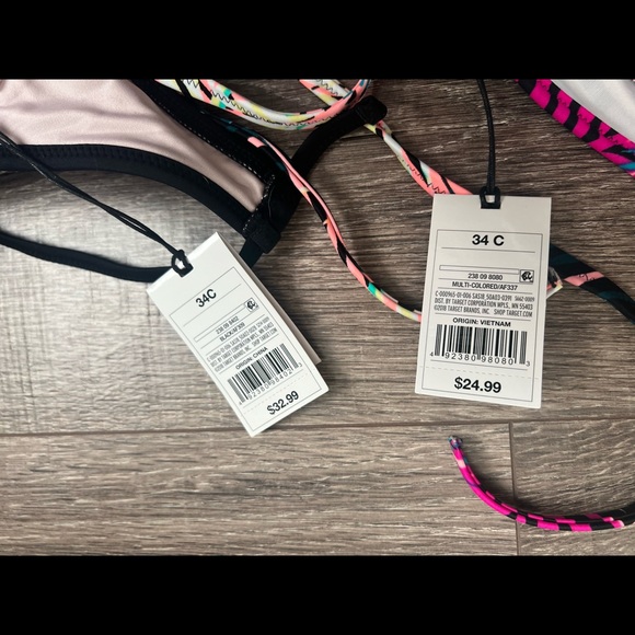 NWT Shade & Shore Bikini Swim Tops 🏝️Lot of 2 size 34 C - Picture 6 of 10